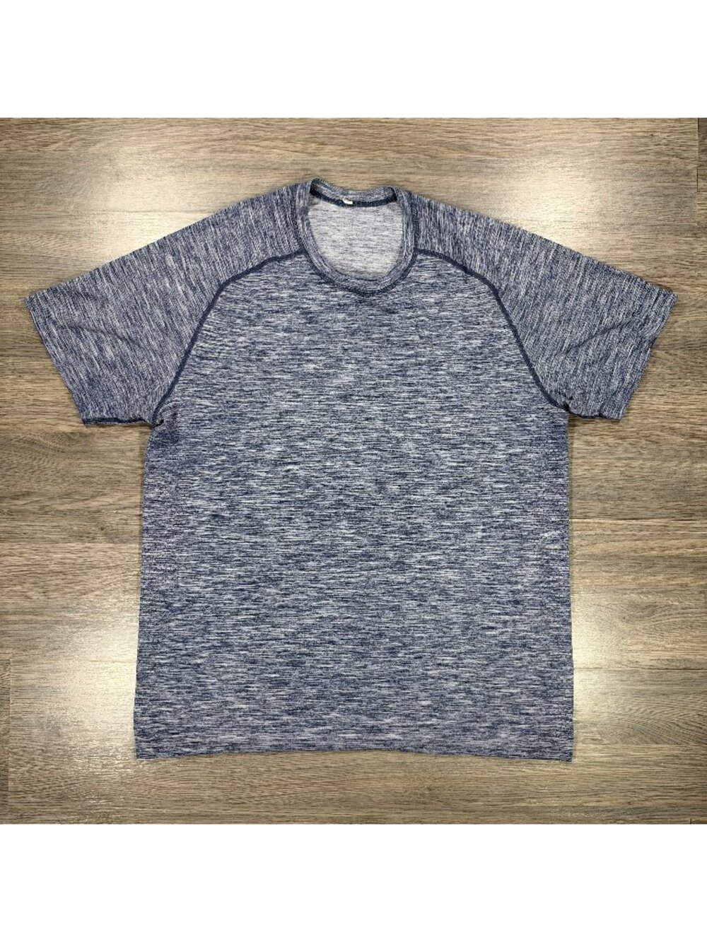 Lululemon Men's Metal Vent Tech Surge Short Sleeve - Heathered Blue - Picture 2 of 8